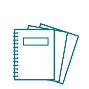 graphic of notebooks